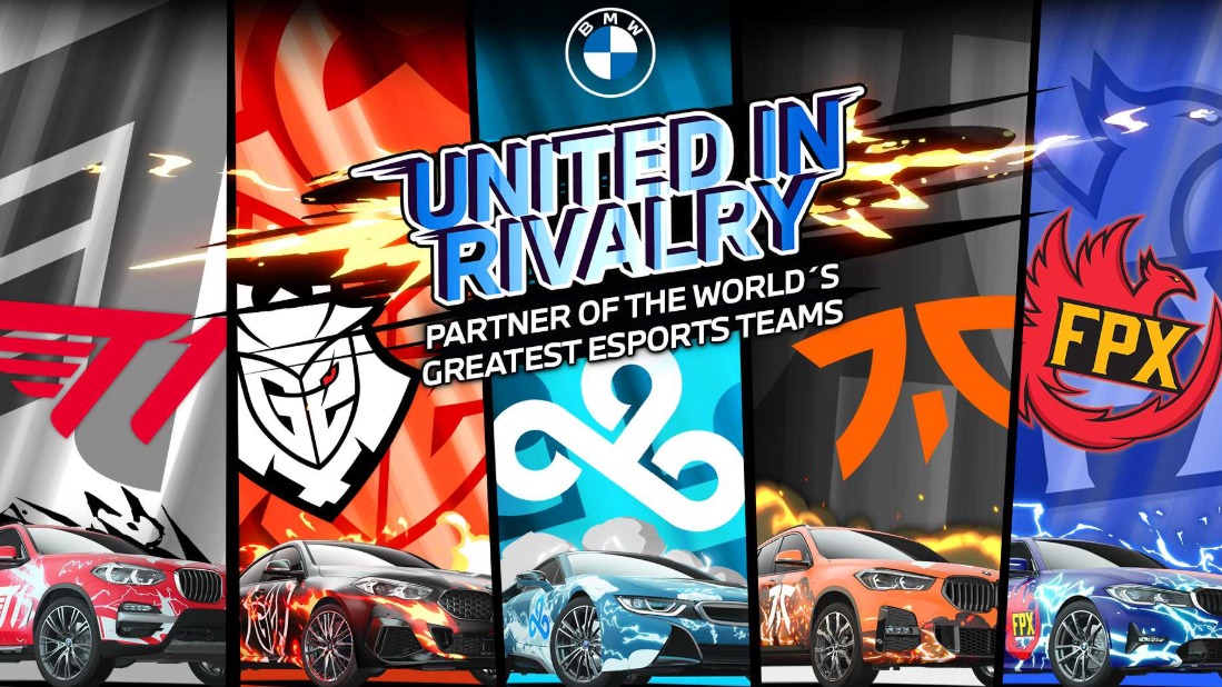 BMW se transforma en patrocinador de T1, G2, Fnatic, Cloud9 y FunPlus Phoenix