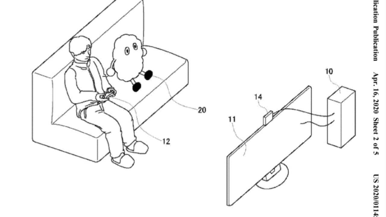 Deme 10: Sony patenta un "robot" que te acompañará mientras juegas