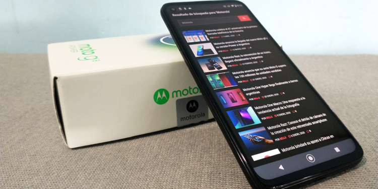 Moto G8 Power front page