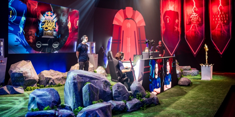 Jumong (CAN) performs during Red Bull Player One World Finals in Sao Paulo Brazil on December 01, 2019 // Marcelo Maragni/Red Bull Content Pool // AP-22BWY4YCW2111 // Usage for editorial use only //