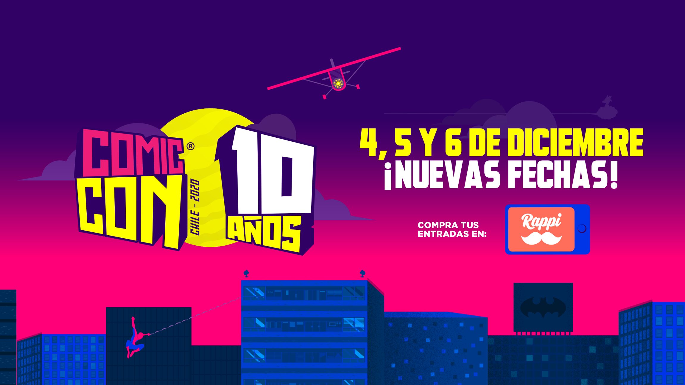 Comic Con Chile anuncia nueva fecha de realización para este 2020