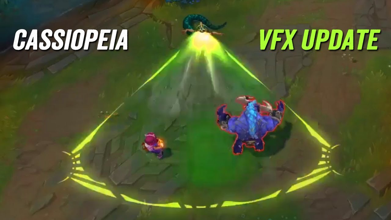 ¡Mejor hitbox! Cassiopeia recibirá una actualización en los efectos visuales de sus habilidades