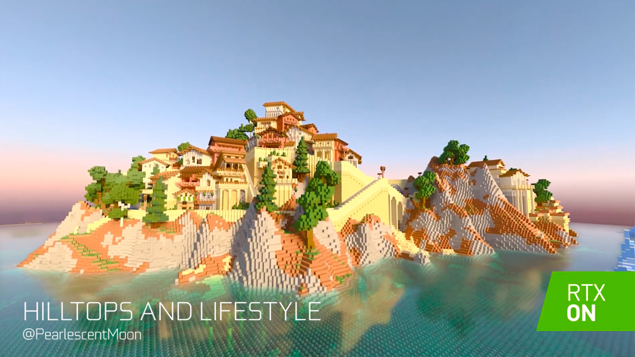 NVIDIA presenta cinco nuevos mundos de Minecraft potenciados con RTX