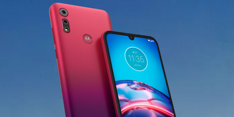 Moto E6S fotografía