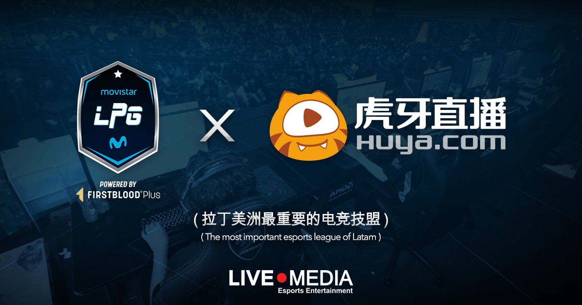 Live Media Esports se asocia con la plataforma china de streaming HUYA