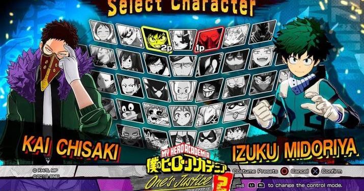 Modo foto llega a My hero One's Justice 2