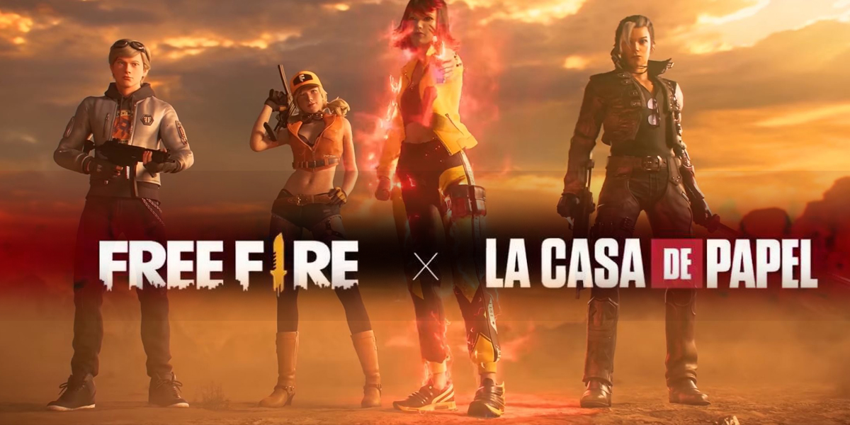 Free Fire tendrá crossover con la Casa de Papel