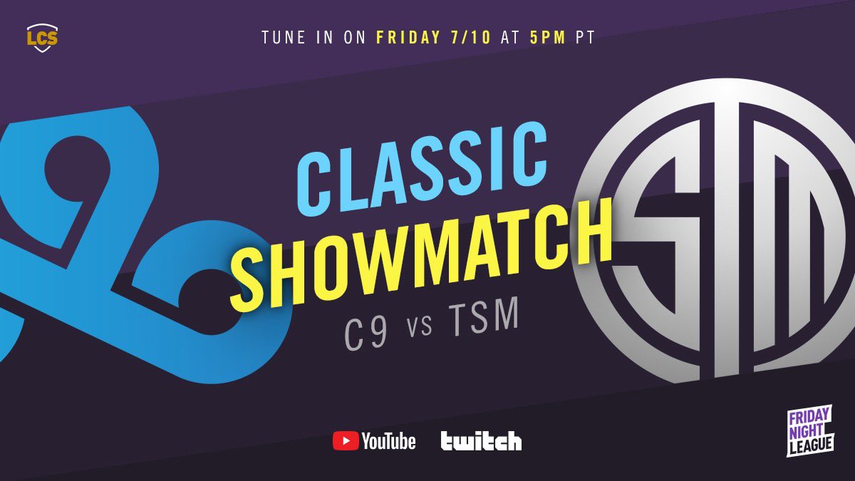 TSM y Cloud9 jugarán un Showmatch con jugadores del año 2013