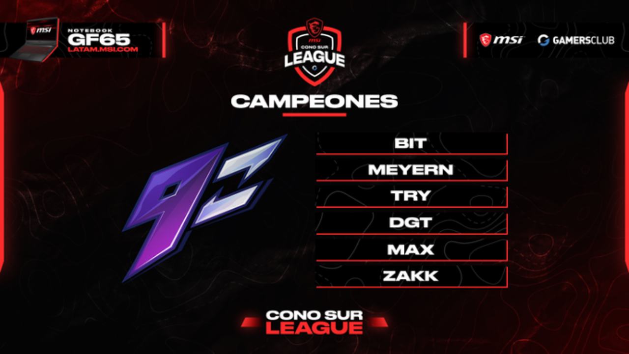 9z Team son los campeones de la MSI Cono Sur League