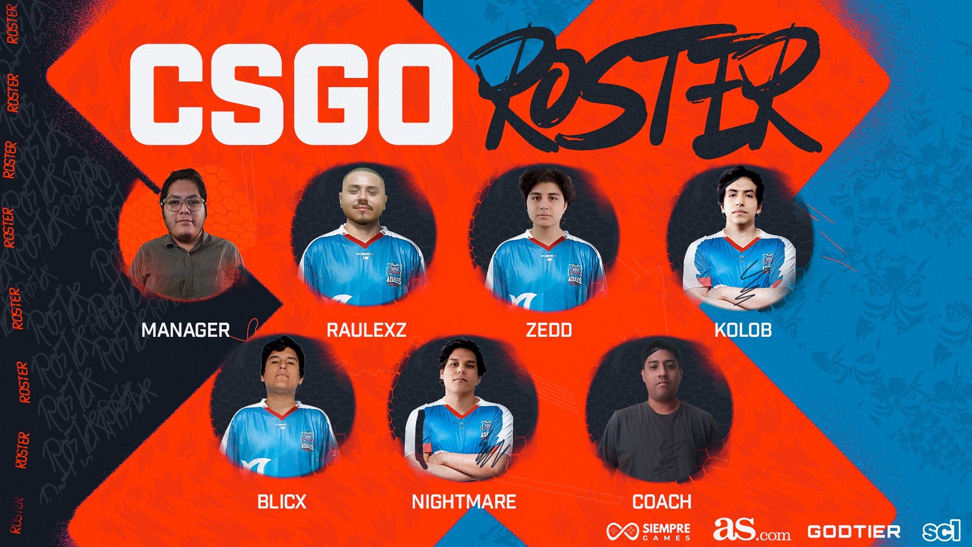 ¡Preparado para los shooters! Azules Esports anuncia sus nuevas escuadras de Valorant y CS:GO