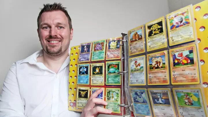 Hombre descubre que su colección de cartas Pokémon ahora cuestan más de $40 mil dólares