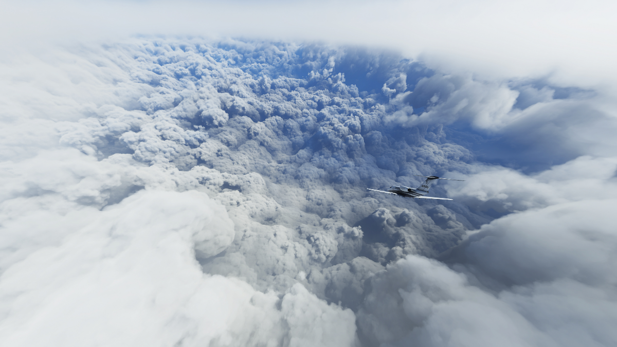 ¡Sin miedo a nada! Jugadores de Microsoft Flight Simulator volaron dentro del huracán Laura
