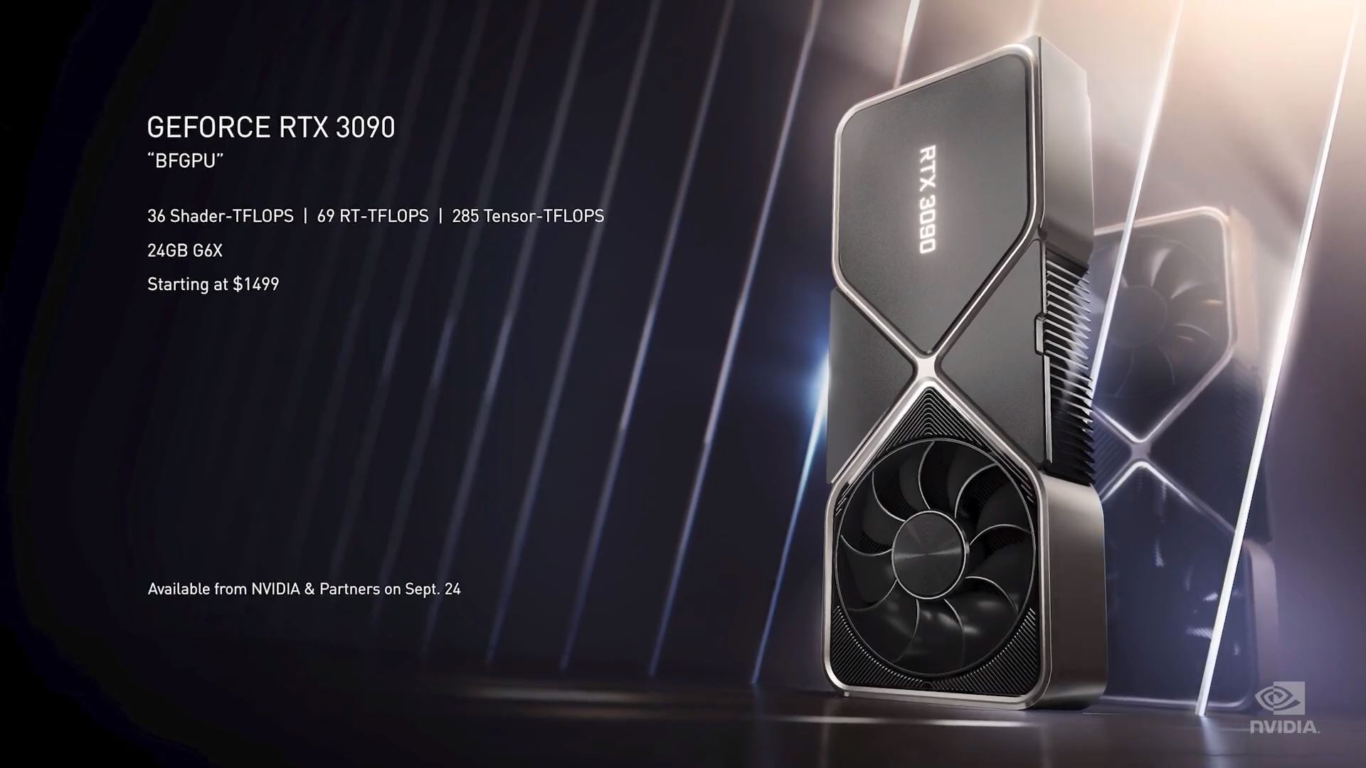 8K/60 FPS: Nvidia presentó su nueva serie RTX 3000