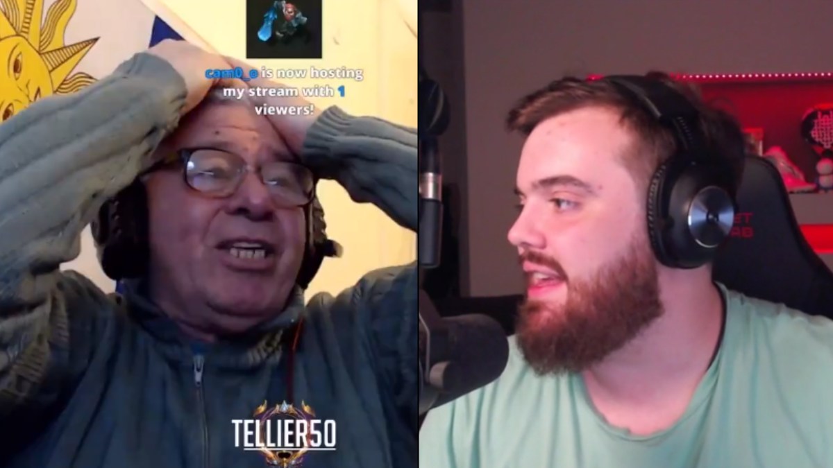 Ibai emocionó hasta las lagrimas al abuelo streamer Tellier