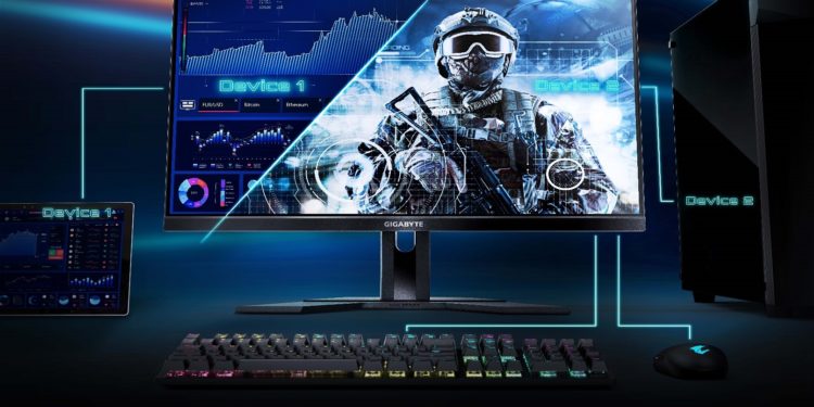 Gigabyte presenta su nueva linea de monitores.