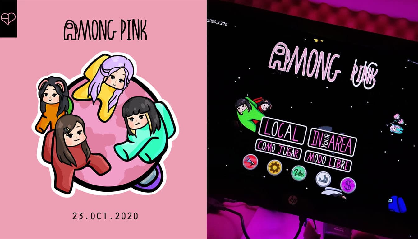 Among Us: Descubre Among Pink, el mod enfocado en el grupo de K-pop Black Pink