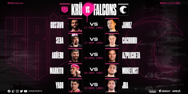 Llega “KRÜ Versus” con una exhibición contra Falcons.