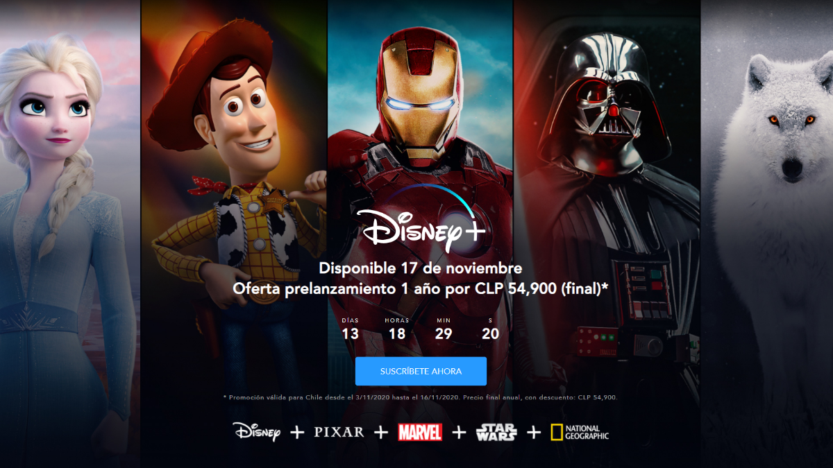 Revelan precios que tendrá Disney+ en su suscripción anual en Latinoamérica