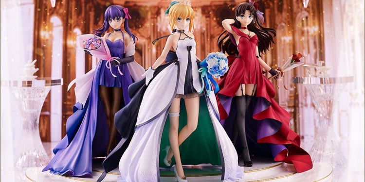 Saber, Rin y Sakura de Fate/Stay Night Figuras