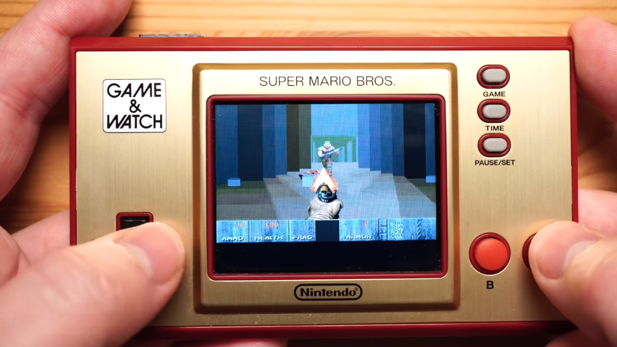¡Uno más a la lista! Logran correr DOOM en el nuevo Game & Watch