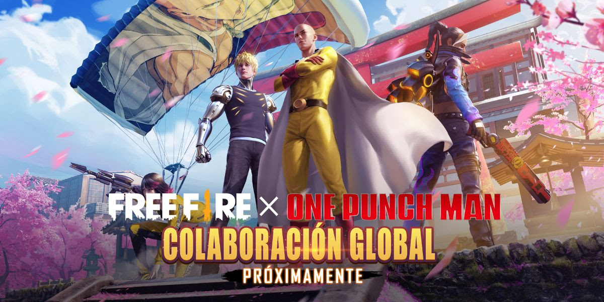 Free Fire y One-Punch Man confirman una colaboración de un aspecto especial y más