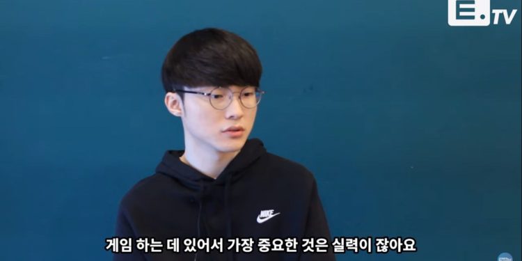 Faker entrevista servicio militar