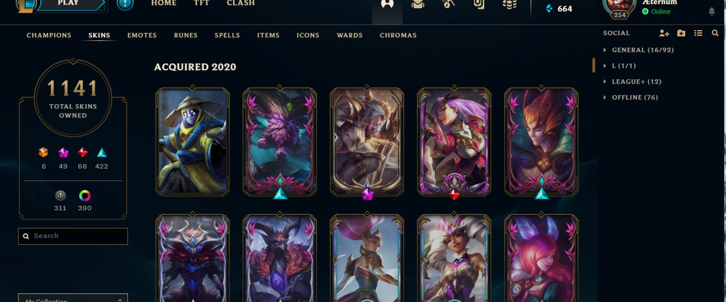League of Legends skin portada