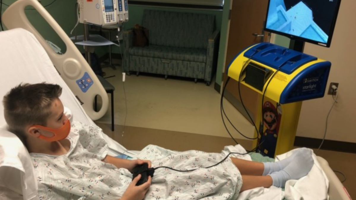 Nintendo llevó alegría a hospitales por medio de estaciones de juego con Switch