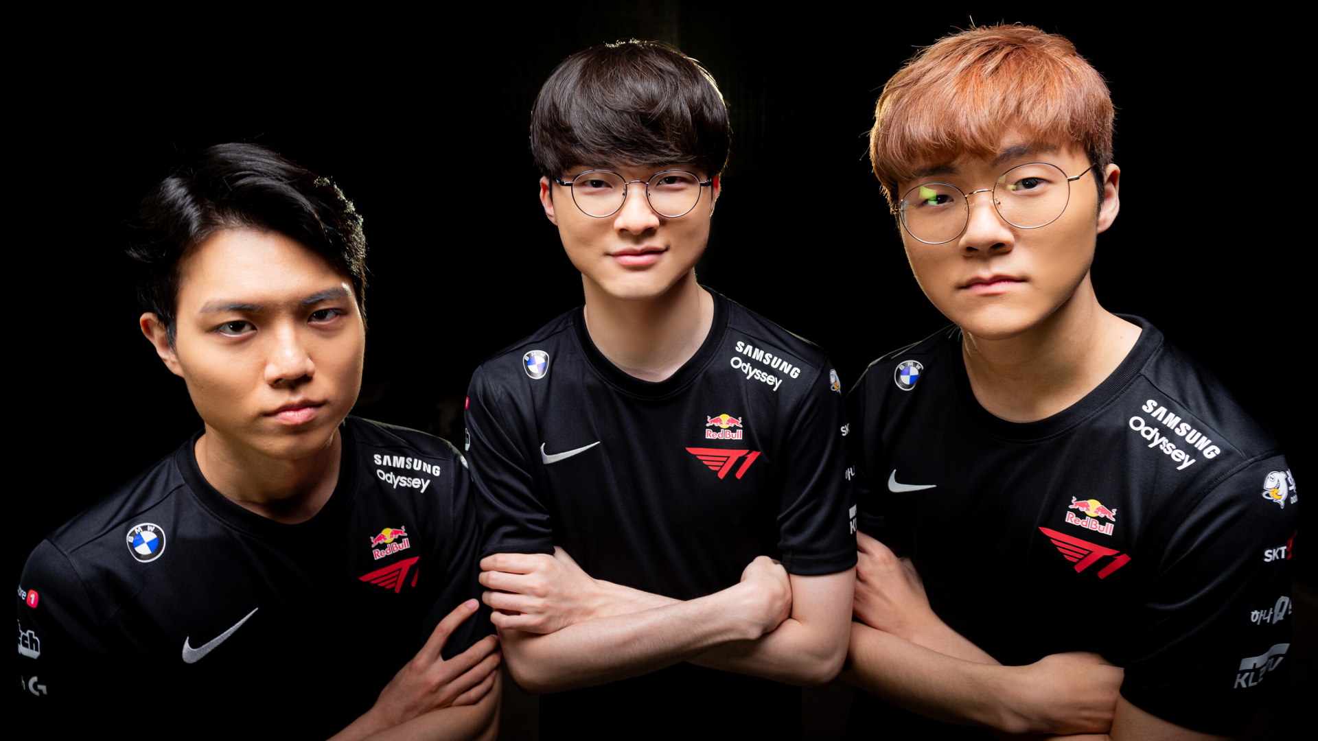 T1 player photo session redbull