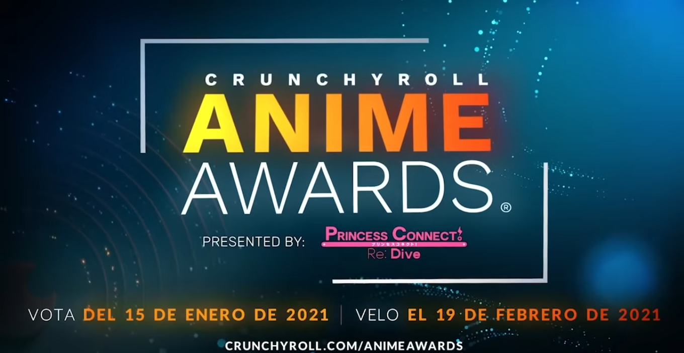 Imagen ilustrativa del evento Anime Awards 2021 creado por Crunchyroll.