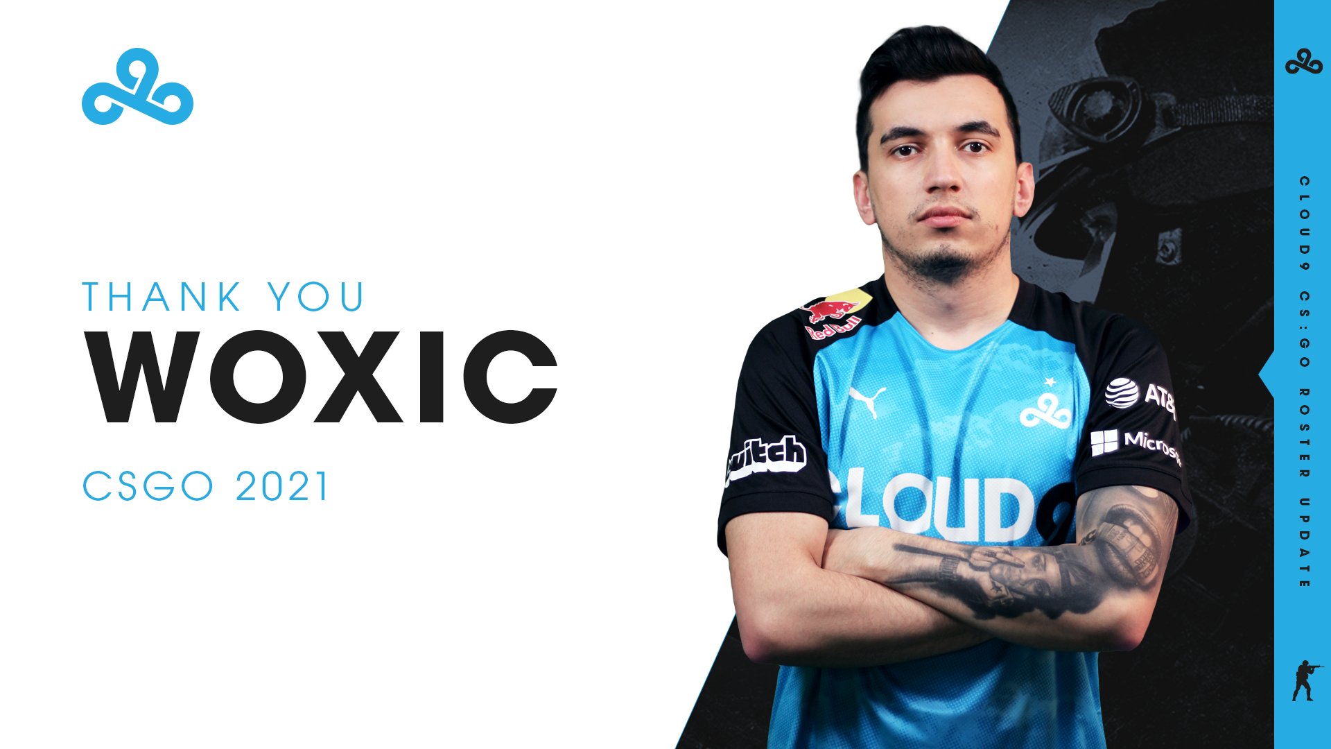Cloud9 anuncia la salida de woxic