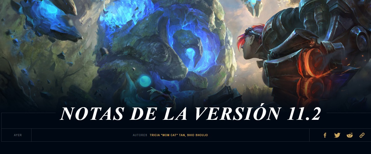 Riot Games parche portada