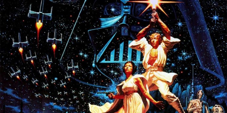 Imagen ilustrativa de un póster de Star Wars: A New Hope