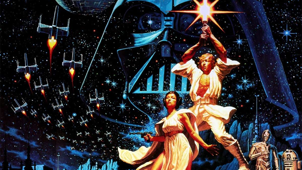 Imagen ilustrativa de un póster de Star Wars: A New Hope