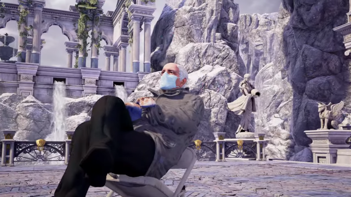 ¡El poder del meme! Bernie Sanders llega como nuevo luchador de SoulCalibur VI