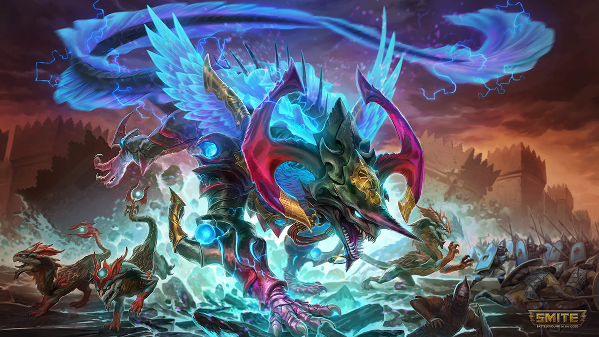 Tiamat new SMITE goddess