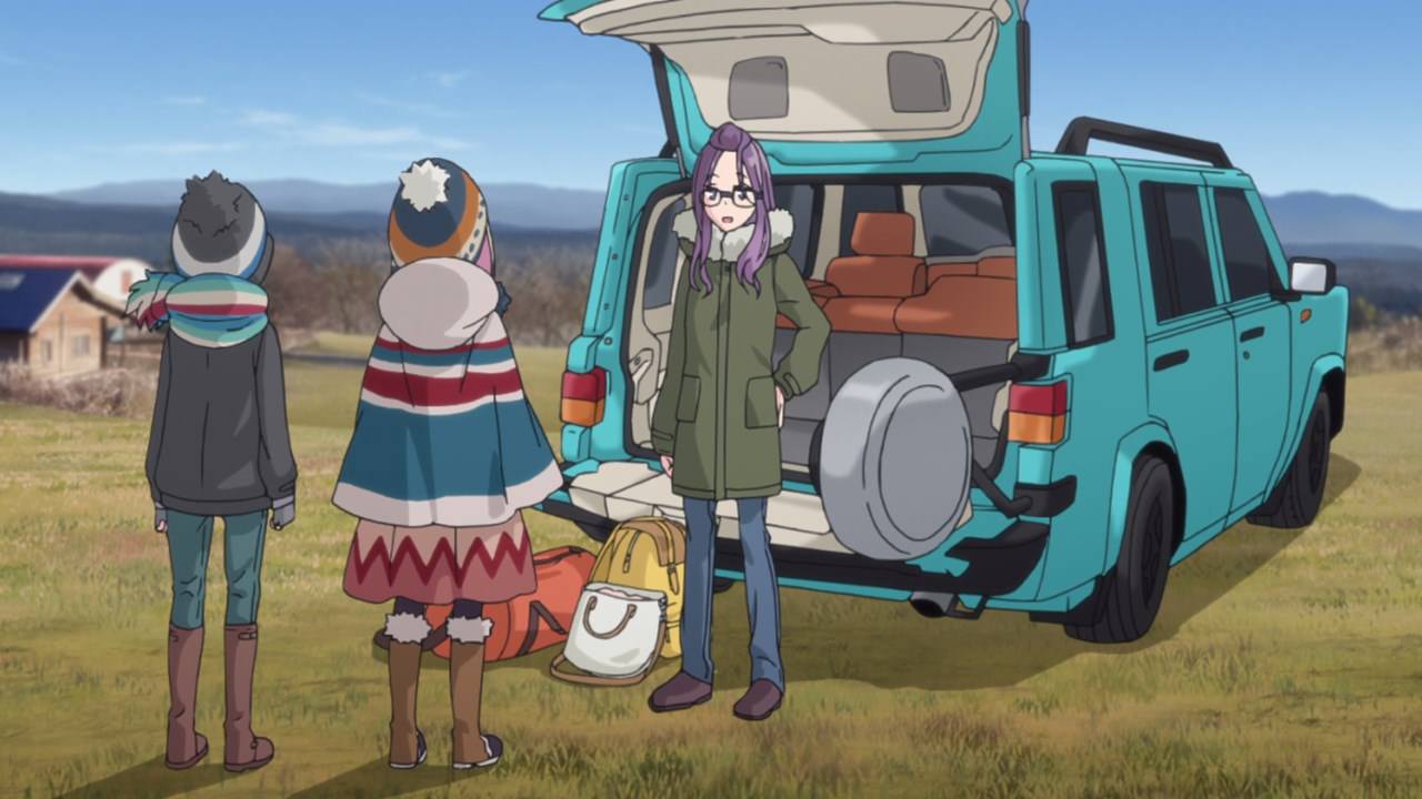 Yuru Camp portada nota coches