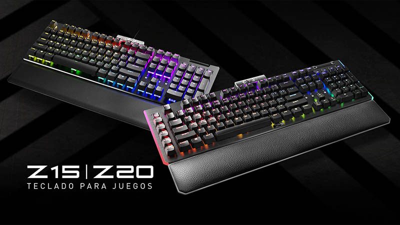 EVGA teclados para gaming Z15 y Z20