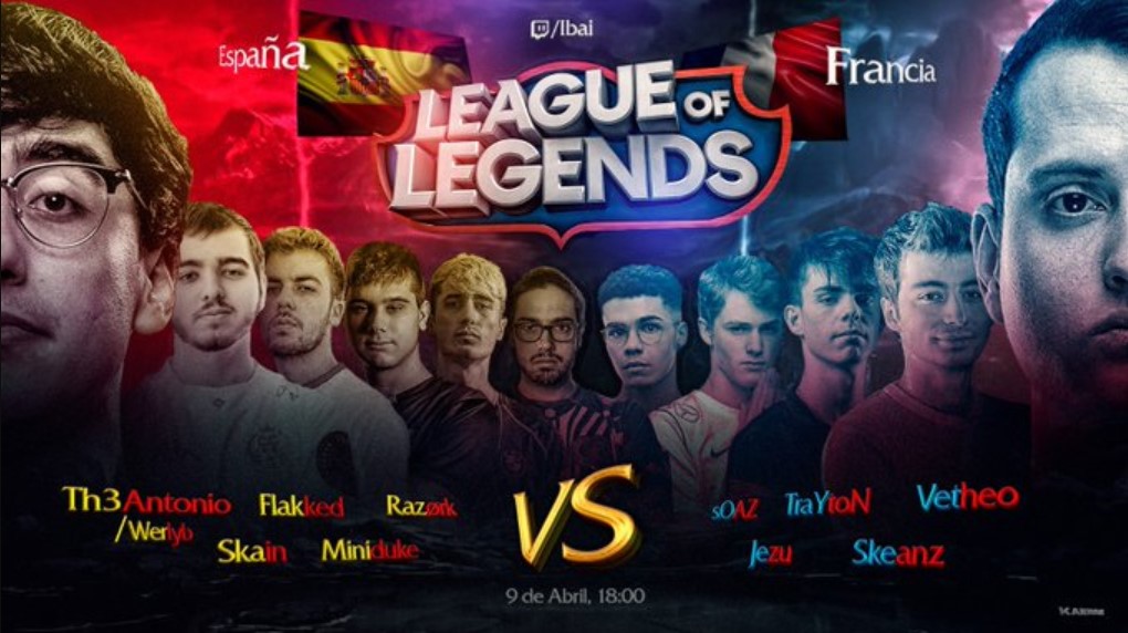 Ibai casteará el partido de League of Legends entre España vs Francia