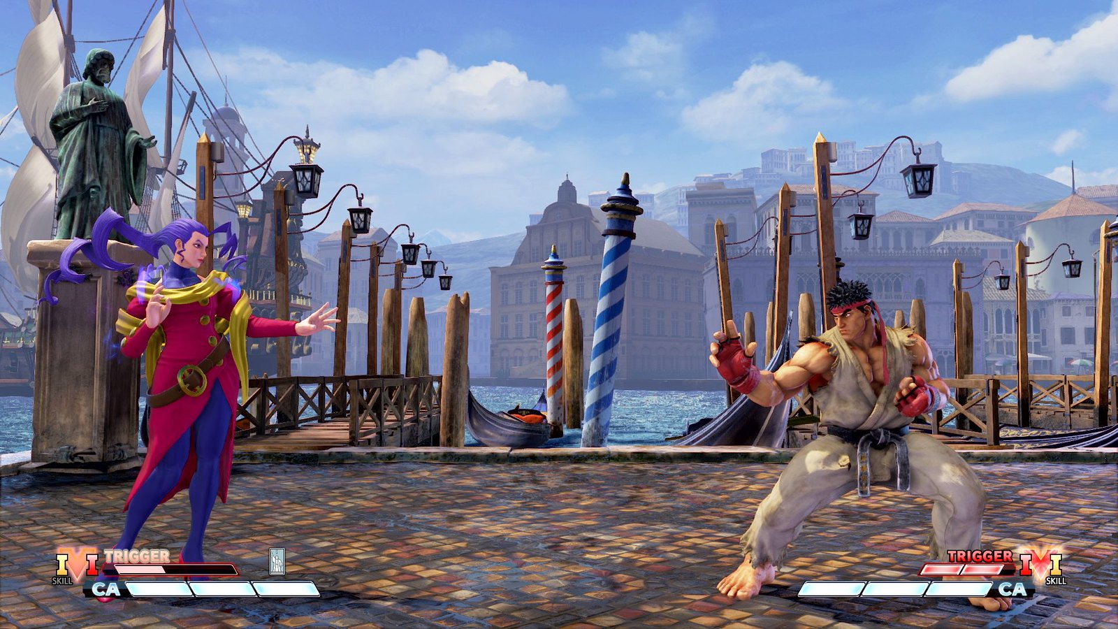 Street Fighter V - Rose - Ryu