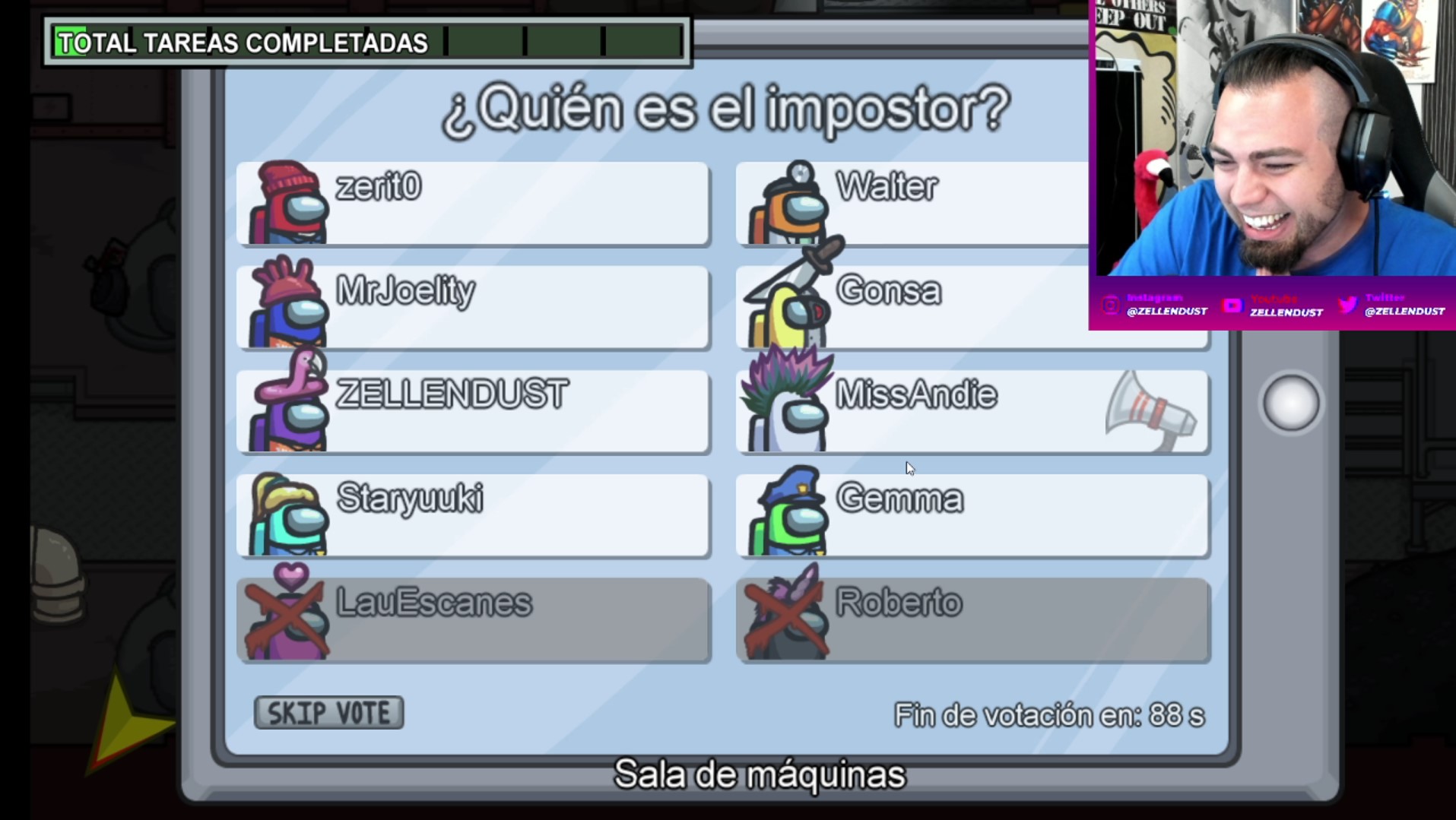 ZellenDust sufre un ataque epiléptico en pleno directo de Twitch