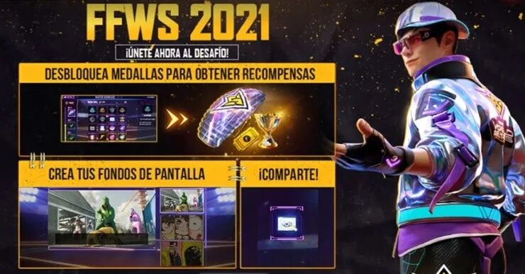Free Fire: Estas son todas las recompensas del evento web FFWS 2021
