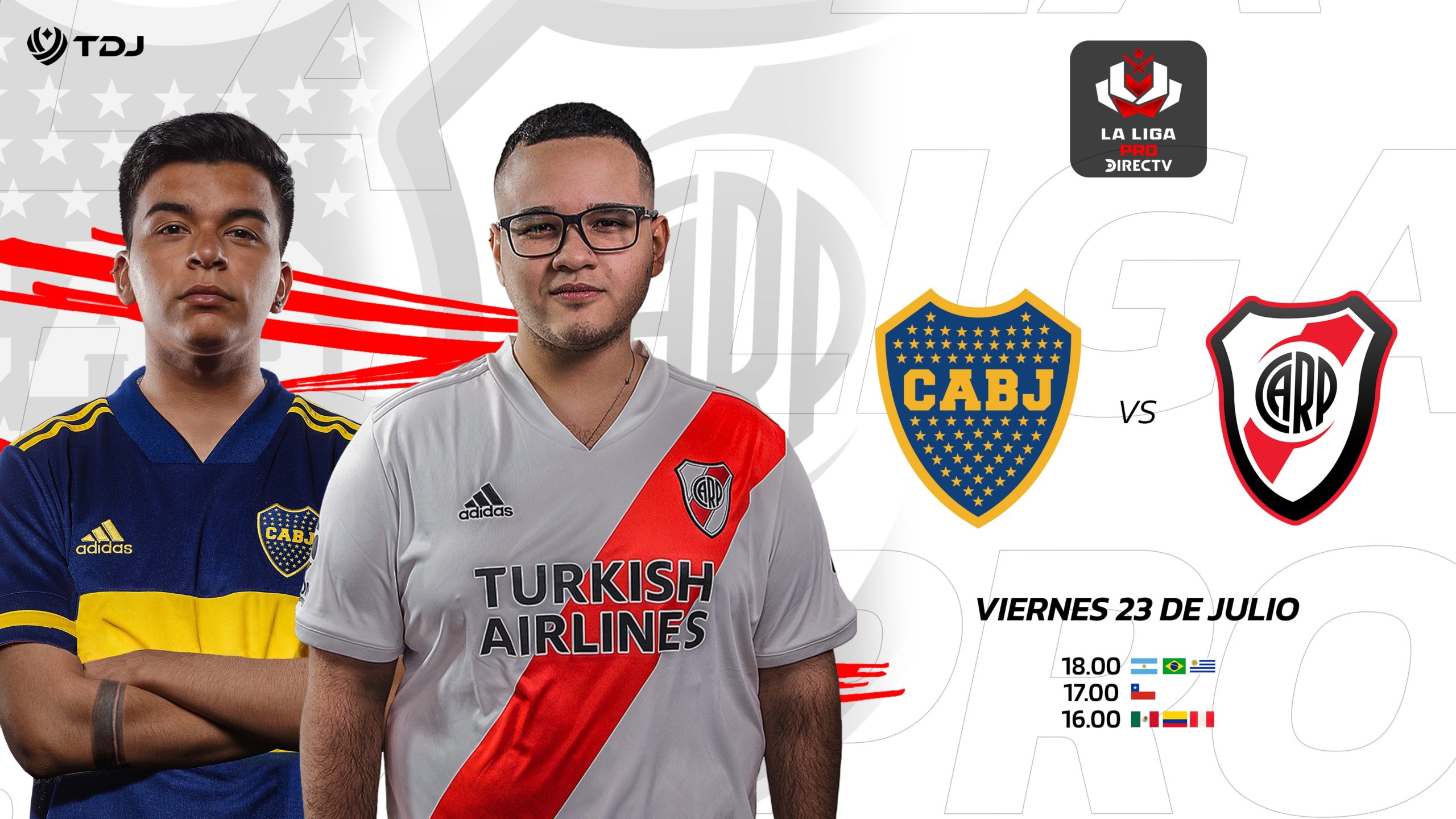 ¡Más del Súper Clásico! Boca y River se verán las caras en LA LIGA PRO