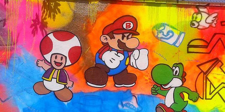 Graffiti de Super Mario Bros