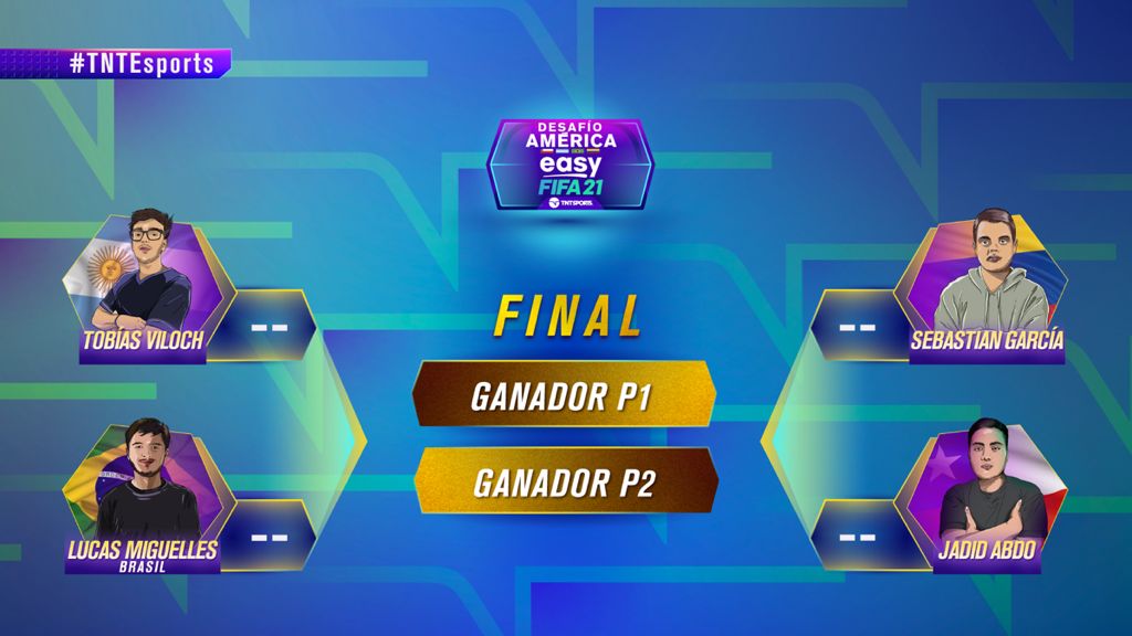 La competencia Desafío América Easy FIFA21 llega a etapas finales y será transmitido a través de TNT Sports