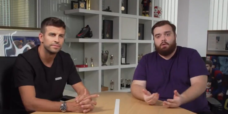 Ibai junto a Piqué