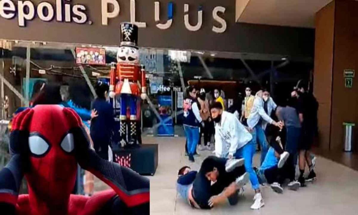 Dos jóvenes se agreden físicamente por preventa de Spider-Man: No Way Home