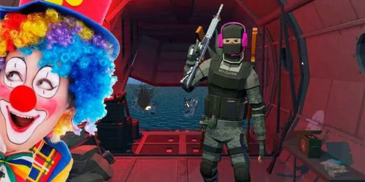 Clownfield 2042, el videojuego que parodia a Battlefield 2042 es bien valorado en Steam.