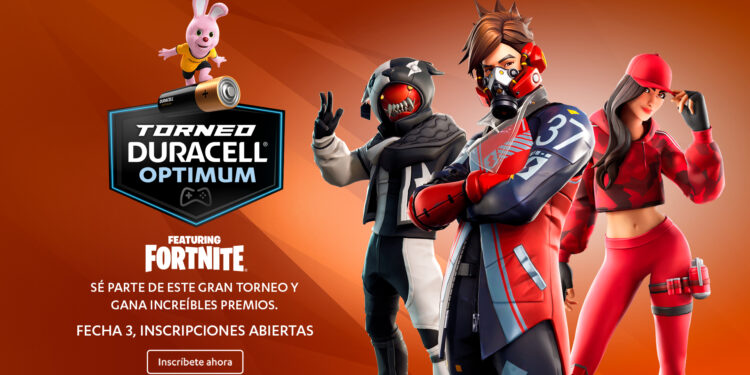 Torneo Duracell Optimum, inscríbete en la tercera clasificatoria del torneo de Fortnite y gánate una XBOX Series S y X
