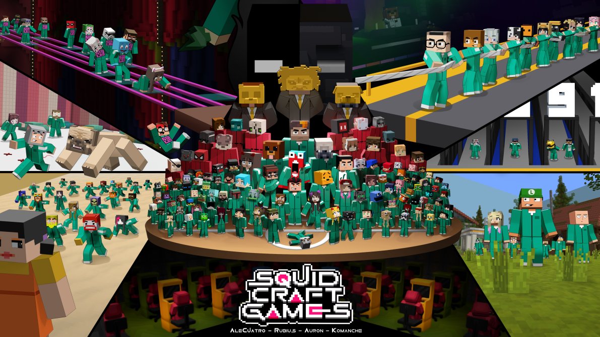 Los Squid Craft Games se repiten en un showmatch y todos quedan eliminados